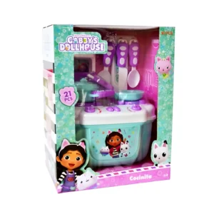 COCINA GABBY DOLLHOUSE 24 PIEZAS EN CAJA 20X27CM - 55386 - Image 1