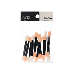APLICADOR DE MAQUILLAJE CON ESPONJA DOBLE BOLSA X12 UNIDADES SKORA - 39400 - Image 1