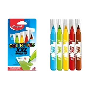 MARCADOR PINCEL AL AGUA COLOR PEPS JUMBO CJ X5 MAPED 84