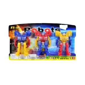 ROBOT X3 UNIDADES EN BLISTER 34X18.5CM - 50414/62477 - Image 1