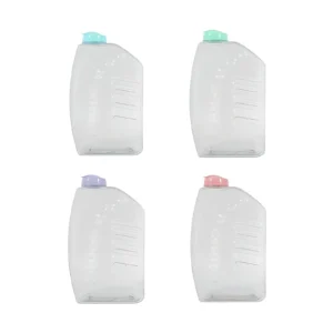 BOTELLA DE PLASTICO CON TAPA 2000CC PARA PUERTA DE HELADERA COLORES SURTIDOS - TB-2015 - Image 1