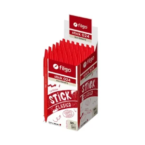 BOLIGRAFO 1MM STICK 024 MEDIUM CAJA X50 FILGO - SKC10-C5 - Image 1