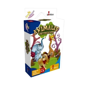 JUEGO DIDACTICO C/CARTAS ANIMALES ESCONDIDOS 9.5X17CM - - Image 1