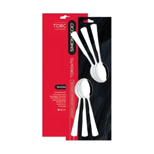 CUCHARA PARA CAFE ACERO TORONTO BLISTER X6 UNIDADES SIMONAGGIO - 7101/6 - Image 1