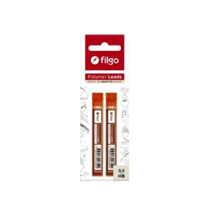 MINAS DE GRAFITO 0.5MM BLISTER X2 FILGO - PPL5-F2 - Image 1
