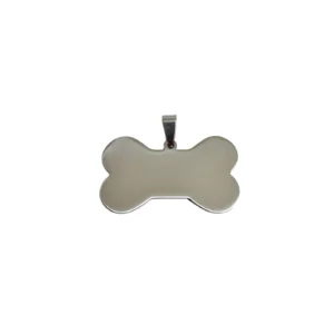CHAPA IDENTIFICATORIA PARA MASCOTAS DE ACERO 1X2.5CM X UNIDAD - HB3209 - Image 1