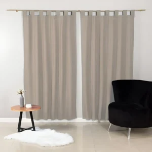 CORTINA AMBIENTE TROPICAL LISA 130X150CM BLANCO PARIS - C4010 - Image 1