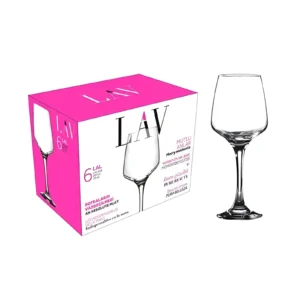 COPA DE VIDRIO PARA VINO LAL 295CC CAJA X6 UNIDADES - 37326/LAL558F - Image 1
