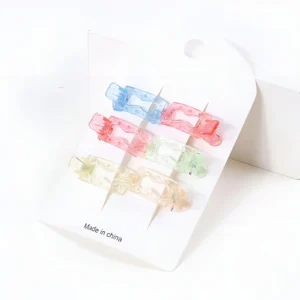 SET DE BROCHES PARA EL PELO GLITTER 3CM BLISTER X6 UNIDADES TRENDY - 51846 - Image 1