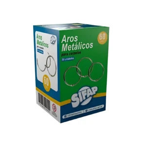 AROS METALICOS 60MM CAJA X50 UNIDADES SIFAP - 2600266200 - Image 1