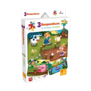 PUZZLES X3 9/12/28PZS LA GRANJA EN CAJA 19.5X27.5CM - - Image 1