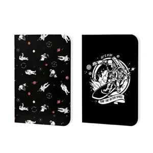 CUADERNO 13.5X20.5CM RAYADO TAPA DURA ASTRONAUTA X UNIDAD MODELO SURTIDO - 31664 - Image 1