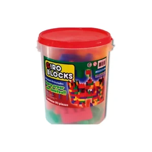 BALDE DE BLOQUES GIROBLOCKS X80 PIEZAS 28 CM JUGAR - 420 - Image 1