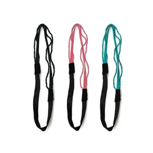 VINCHA ELASTICA CON MOSTACILLAS X UNIDAD COLORES SURTIDOS - 10478 - Image 1