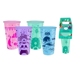 VASO PLASTICO GEO FIESTA KIDS 500CC X6 UNIDADES - 6324 - Image 1