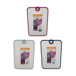 TABLA PARA PICAR DE PLASTICO C/BORDE GOMA 19X27CM PLASUTIL - 5754 - Image 1