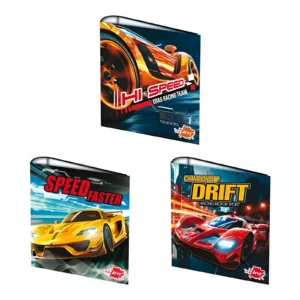 CARPETA CARTA 3X40 CARS X UNIDAD MODELOS SURTIDOS INKDROP - 300219 - Image 1