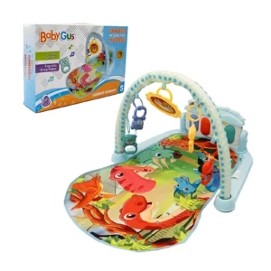 GIMNASIO MUSICAL INTERACTIVO DINOSAURIOS 74X56X43CM EN CAJA BABYGUS - 55058 - Image 1