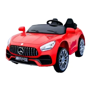 AUTO MERCEDES AMG ROJO A BATERIA 12V CON LUZ, SONIDO Y CONTROL REMOTO 120X65X45CM - 56266 - Image 1