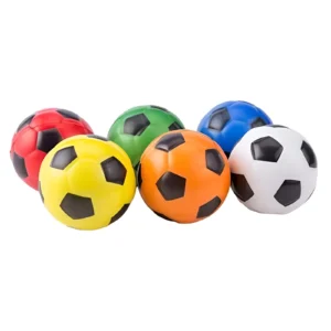 PELOTA DE GOMA ANTIESTRES FUTBOL 5.5CM X UNIDAD COLORES SURTIDOS - 1746-3 - Image 1