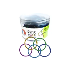 AROS METALICOS MULTICOLOR 50MM TUBO X50 EZCO - 550100 - Image 1