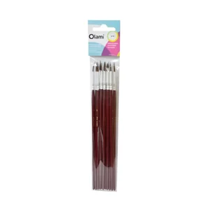 PINCEL ESCOLAR Nº0 PELO DE PONY X12 UNIDADES OLAMI - PI200 - Image 1