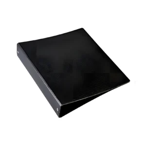 CARPETA CARTA 3X40 FIBRA NEGRA CARTOPEL - 2073 - Image 1