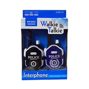 WALKIE TALKIE POLICIA X2 UNIDADES EN CAJA 16.5X25.5X4.5CM - 55660 - Image 1