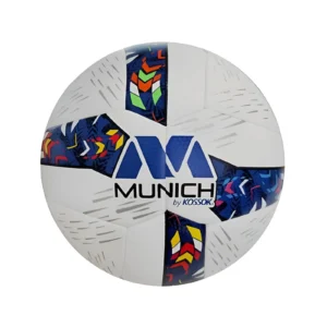 PELOTA DE FUTBOL N°5 MONACO BLANCA/AZUL KOSSOK - 335 - Image 1