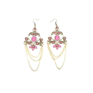 AROS BIJOU COLGANTES CORAZON X PAR COLORES SURTIDOS TRENDY - A7103 - Image 1