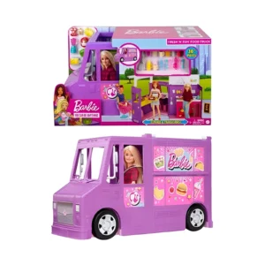 VEHICULO BARBIE FOOD TRUCK CON ACCESORIOS 46X27CM GMW07/ - Image 1