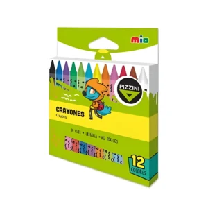 CRAYON DE CERA 8MM CAJA X12 UNIDADES PIZZINI - 931 - Image 1