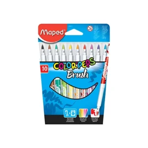 MARCADOR PINCEL AL AGUA COLOR PEPS CAJA X10 MAPED - 84