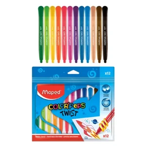 CRAYON TWISTABLE DE CERA CAJA X12 UNIDADES MAPED - 86 - Image 1