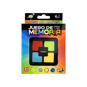 JUEGO DE LA MEMORIA CON LUZ Y SONIDO A PILA EN CAJA - 54471 - Image 1