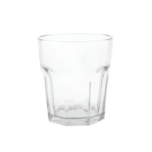 VASO VIDRIO FACETADO TRAGO BAJO 350CC DURAX - TVA047 - Image 1