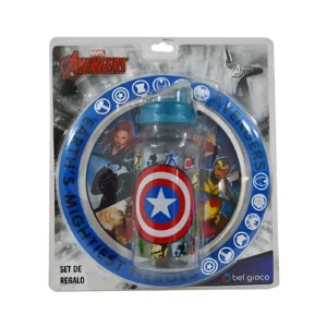 SET PLATO + BOTELLA FLIP TOP EN BLISTER 25.5X29CM - 091 - Image 1
