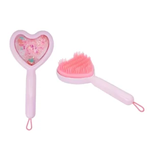 CEPILLO PARA PELO INFANTIL CORAZON 17CM X UNIDAD COLORES SURTIDOS MELY - LH-KP025 - Image 1