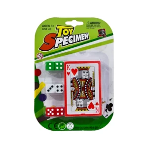 JUEGO DE CARTAS POKER CON DADOS EN BLISTER 13X19CM - 55281 - Image 1