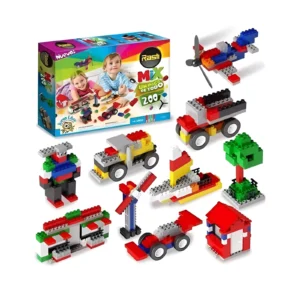 KIT BLOQUES MIX 200PZS EN CAJA 40X29CM RASTI - 01-1058 - Image 1