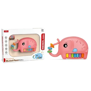 PIANO MUSICAL ELEFANTE EN CAJA 26X19X5CM - 742674/HM60041/HM60062 - Image 1
