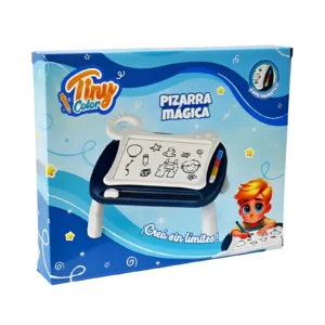 MESITA CON PIZARRA MAGICA Y ACCESORIOS EN CAJA TINY 25.X21.X3CM - Image 1