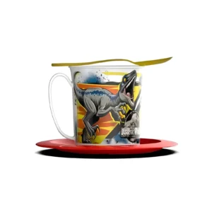 SET TAZA CON PLATO Y CUCHARA INFANTIL PERSONAJES - 031 - Image 1