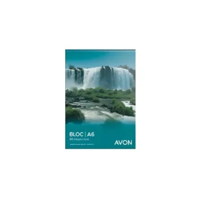BLOCK ESQUELITA A6 LISO 80 HOJAS SIN ESPIRAL AVON - 100062 - Image 1