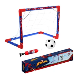 ARCO DE FUTBOL CON INFLADOR Y PELOTA SPIDERMAN 55X36X29 EN CAJA - 55232 - Image 1