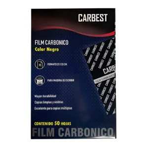 PAPEL CARBONICO NEGRO OFICIO X50 UNIDADES CARBEST - 535050 - Image 1