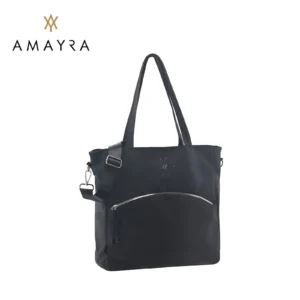 CARTERA PU NEGRA 35X44X15CM AMAYRA - 67.C2778.1 - Image 1