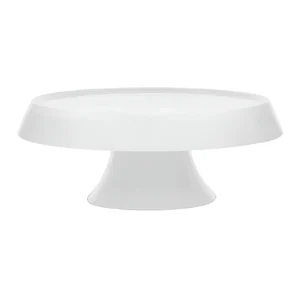 POSA TORTA DE PORCELANA CON PIE 27CM BLANCO OXFORD - 1124655 - Image 1