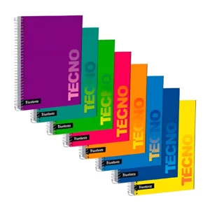 CUADERNO 21X29.7 CUADRICULADO T/FLEX TECNO 80H TRIUNFANT - Image 1