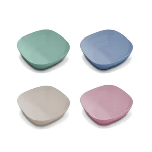 BOWL DE PLASTICO CUADRADO 16CM PASTEL SIMONAGGIO - PSC-S - Image 1